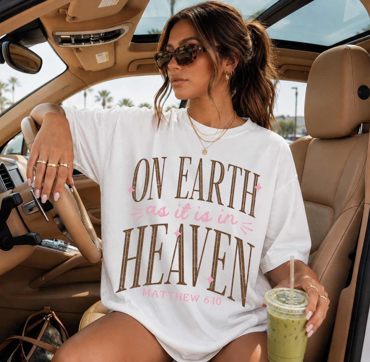 ON EARTH AS IT IS IN HEAVEN - DTF TRANSFER