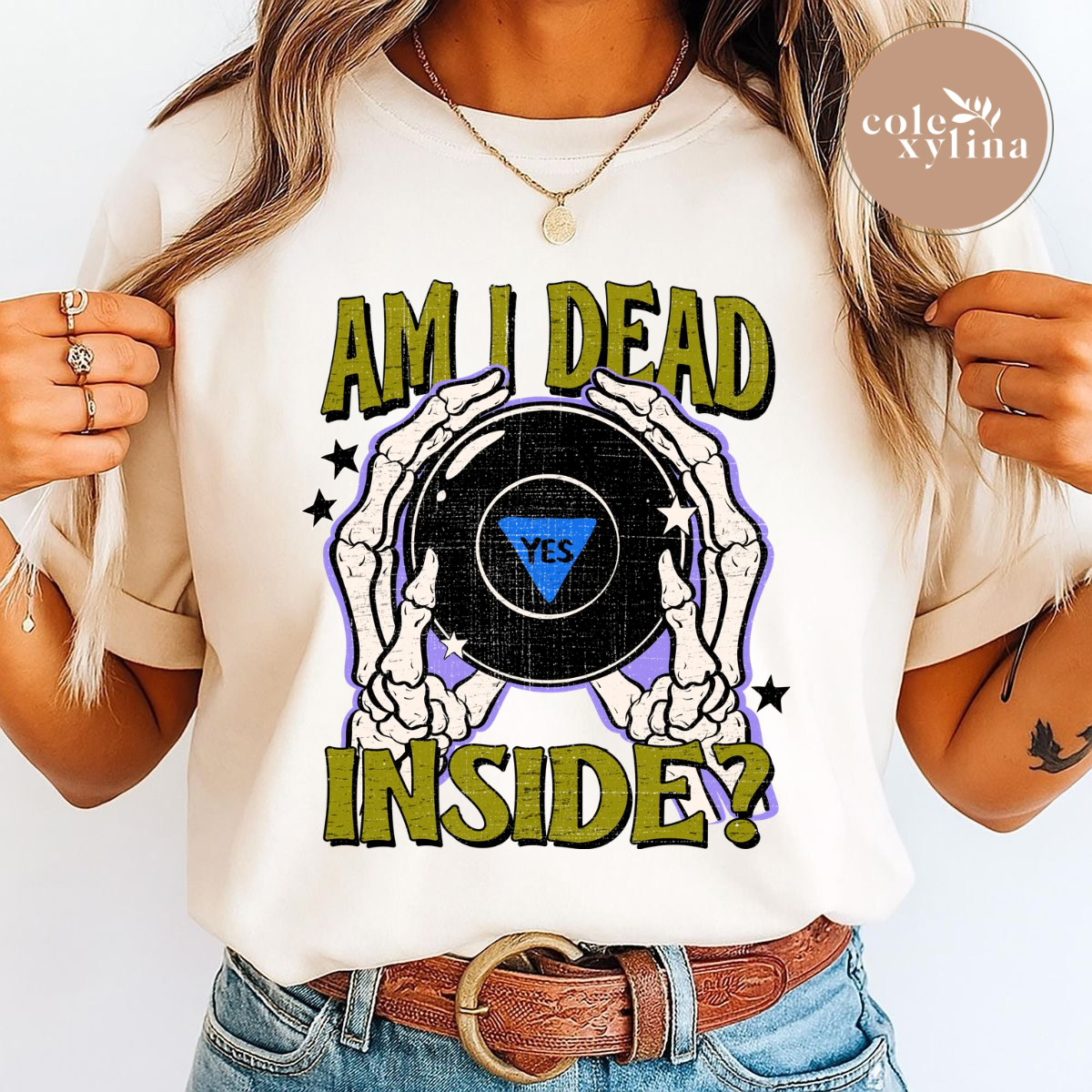 AM I DEAD INSIDE - DTF TRANSFER