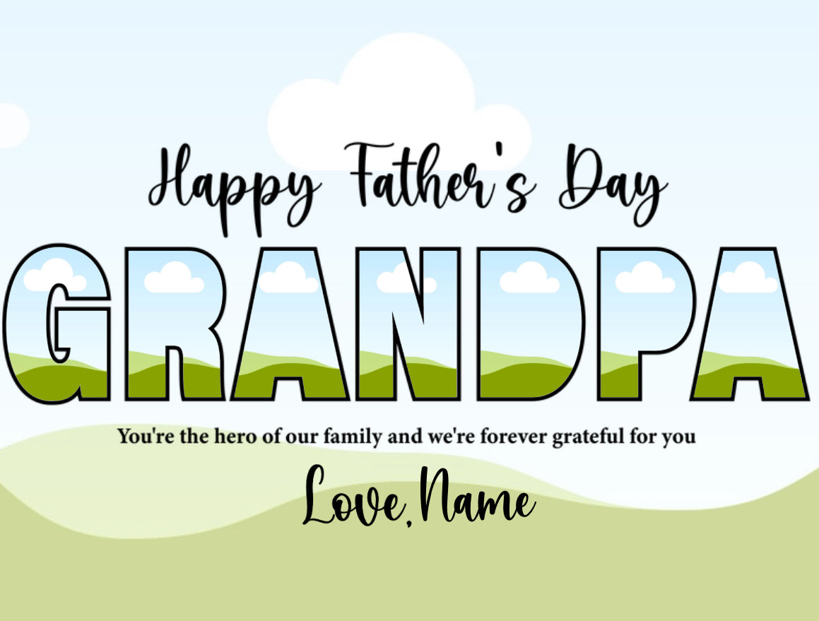 CUSTOM DAD GRANDPA GIFT (7 OPTIONS) - DTF TRANSFER