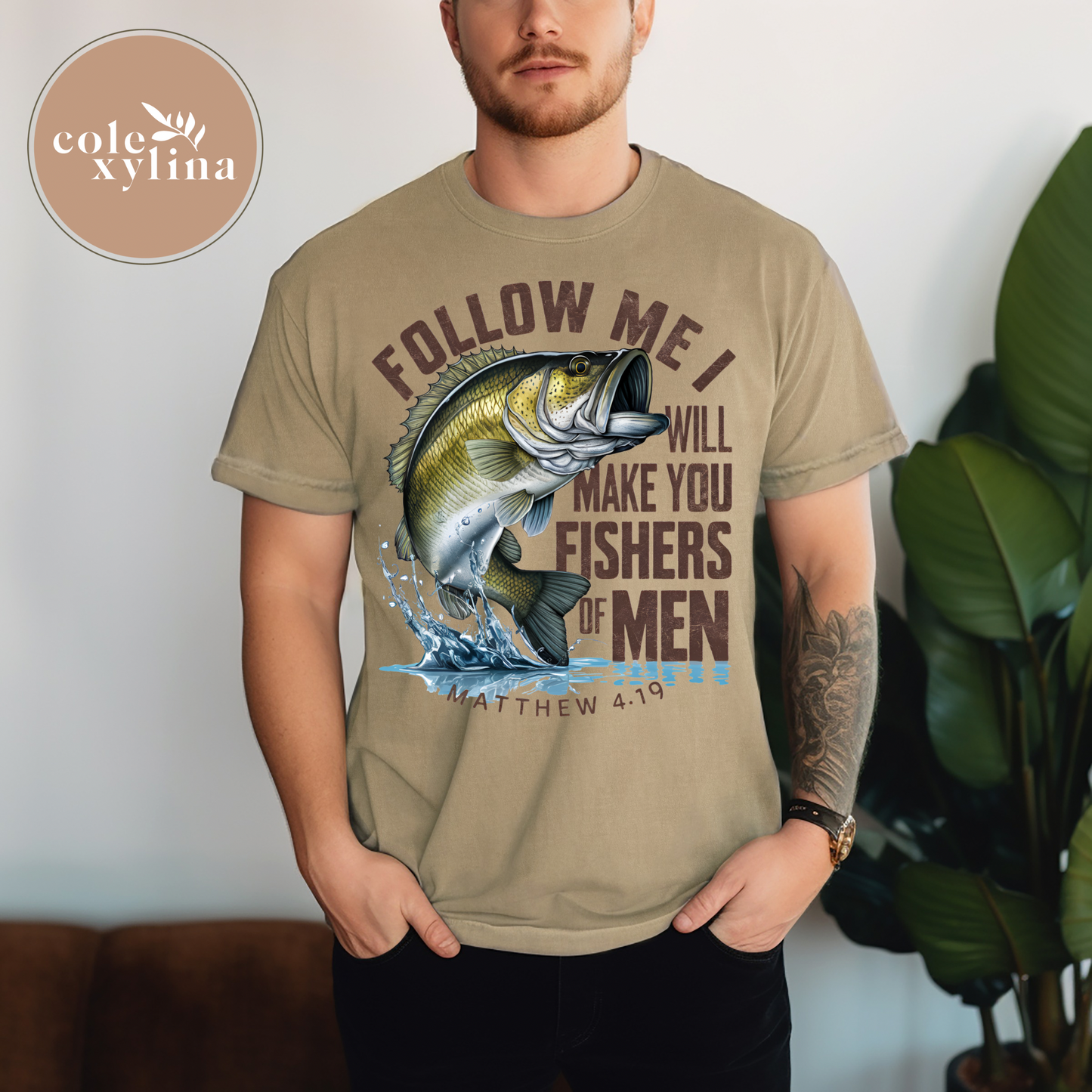 FOLLOW ME I WILL MAKE YOU FISHERS OF MEN - DTF TRANSFER