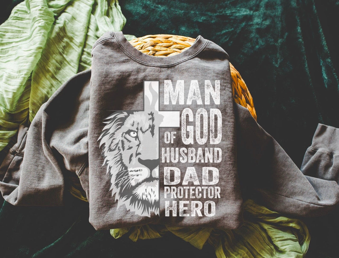 MAN OF GOD HUSBAND DAD PROTECTOR HERO - DTF TRANSFER