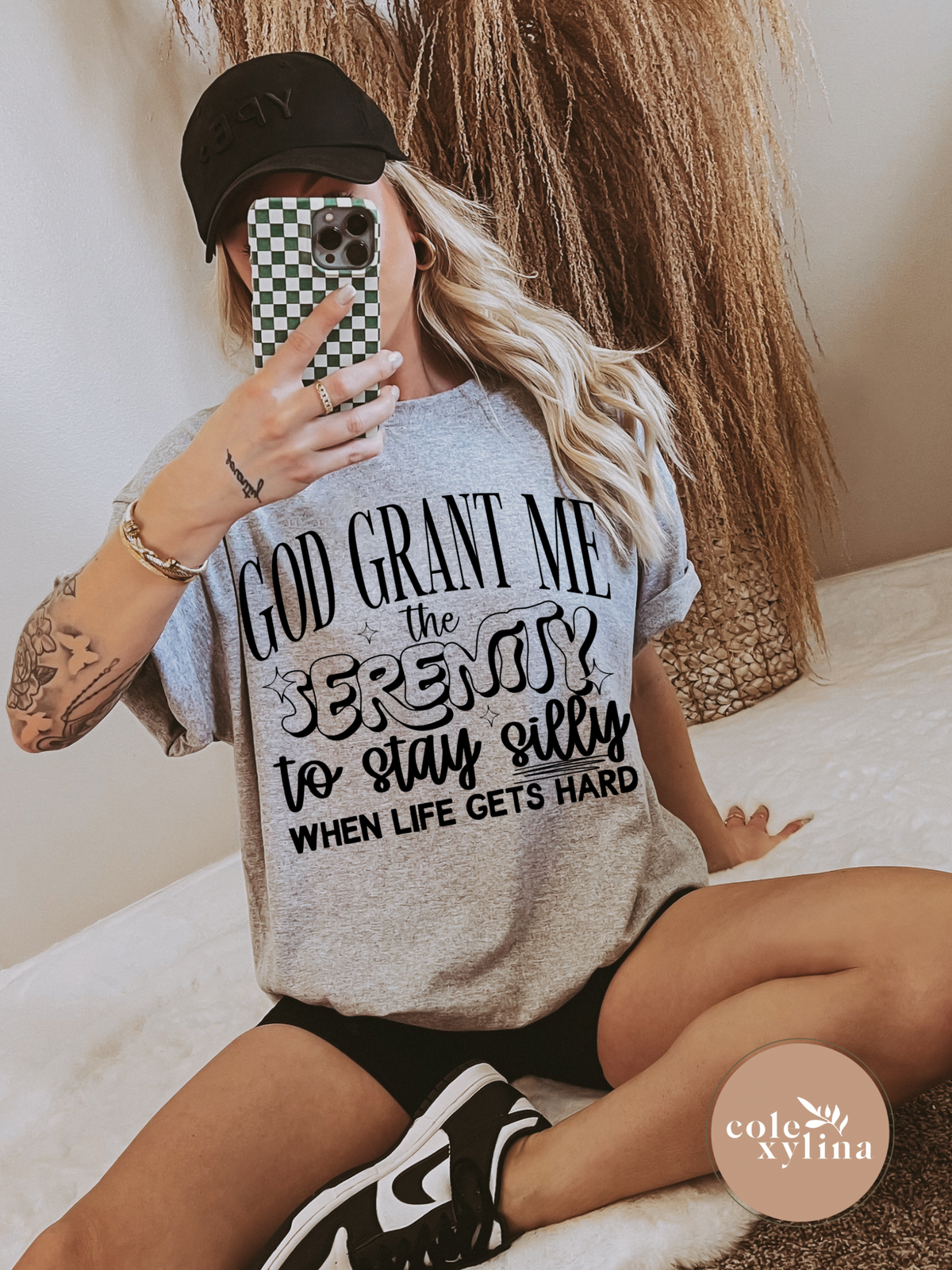 GOD GRANT ME THE SERENITY TO STAY SILLY - DTF TRANSFER