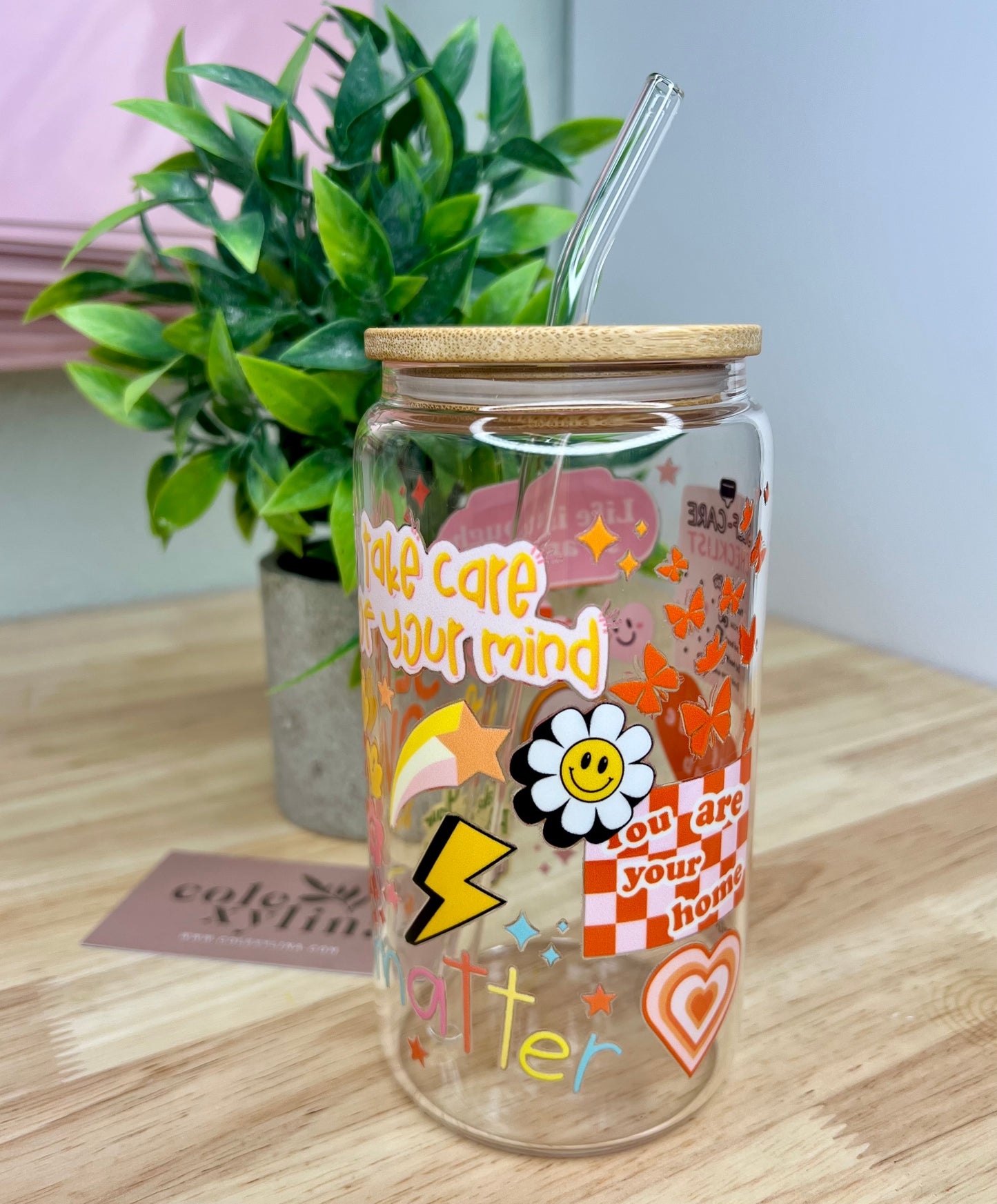 SELF LOVE AFFIRMATIONS - 16OZ LIBBY