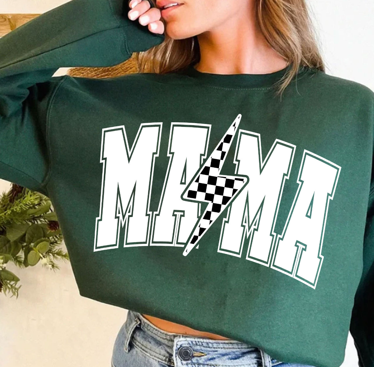 MAMA CHECKERED - DTF TRANSFER