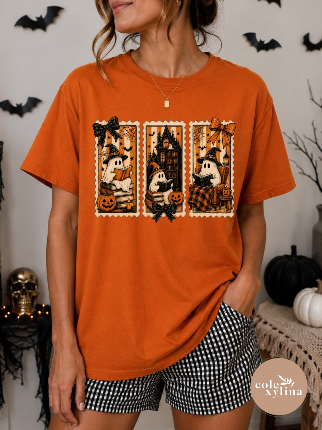 GHOST FRAMED READING BOOKS - DTF TRANSFER