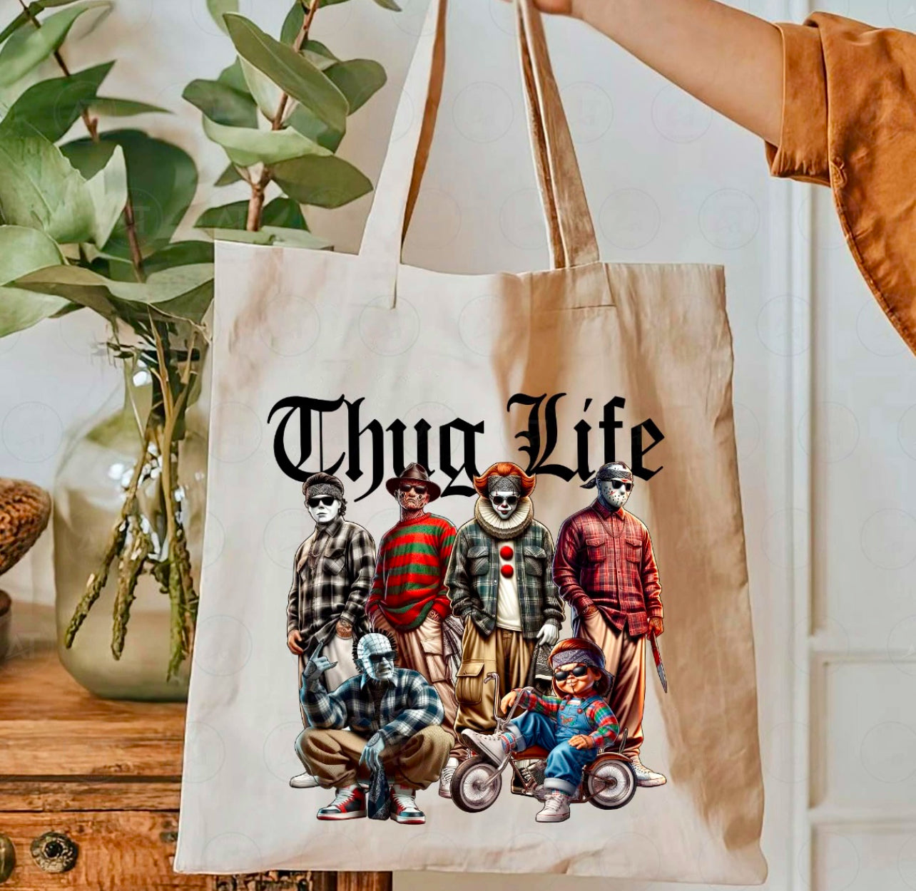 THUG LIFE HORROR FRIENDS - TOTE