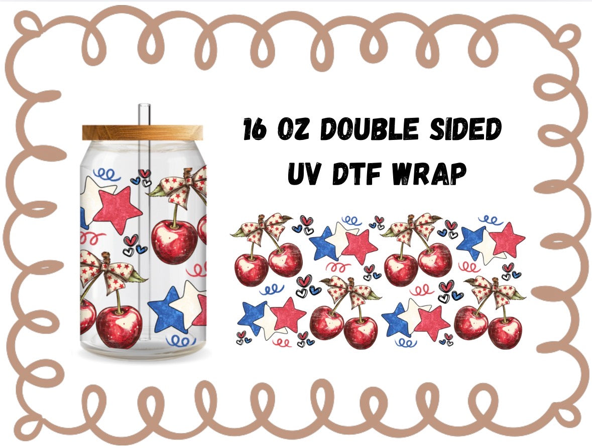 ALL AMERICAN SWEETHEART EST 1776 - 16OZ WRAP DOUBLE SIDED