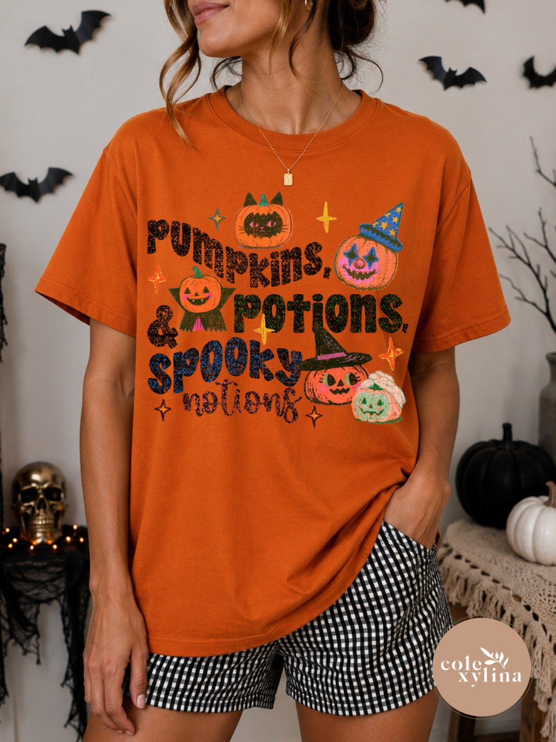 PUMPKINS, POTIONS & SPOOKY NOTIONS - DTF TRANSFER