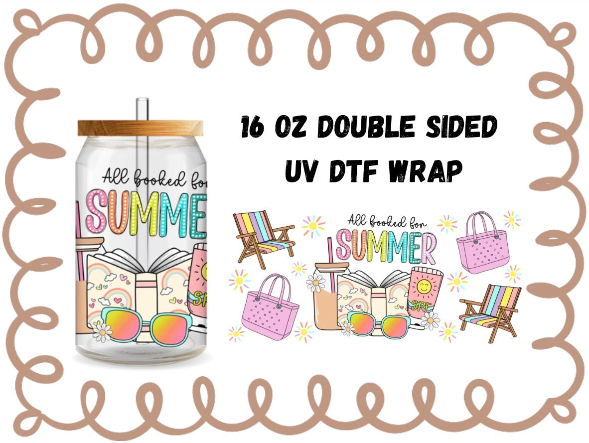 ALL BOOKED FOR SUMMER - 16OZ WRAP DOUBLE SIDED