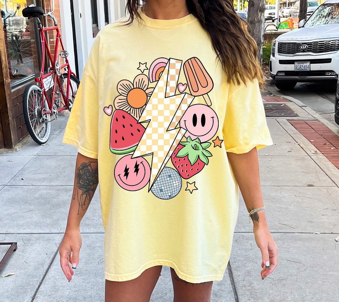 RETRO SUMMER VIBES - DTF TRANSFER