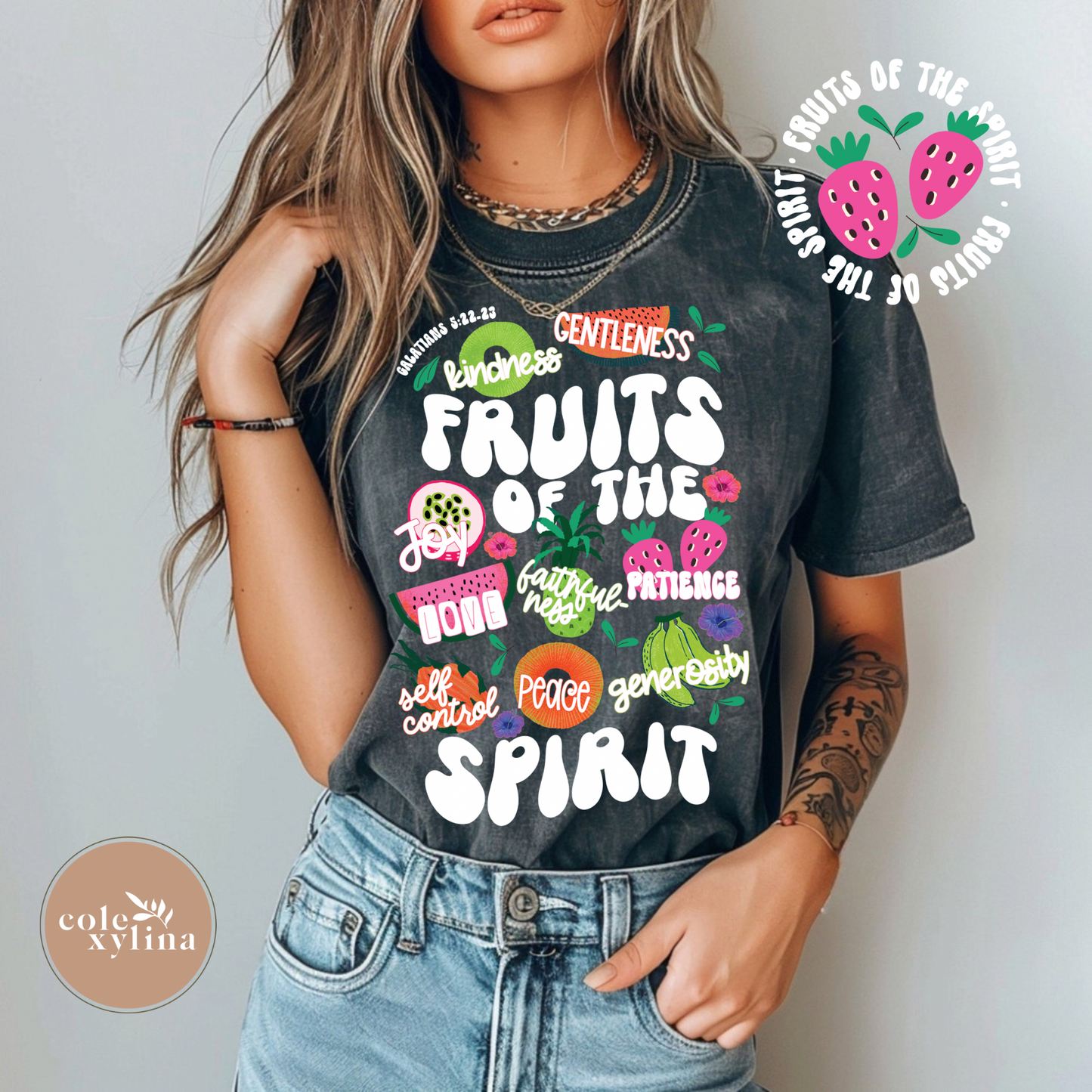 FRUITS OF THE SPIRIT A1 (4 OPTIONS) - DTF TRANSFER