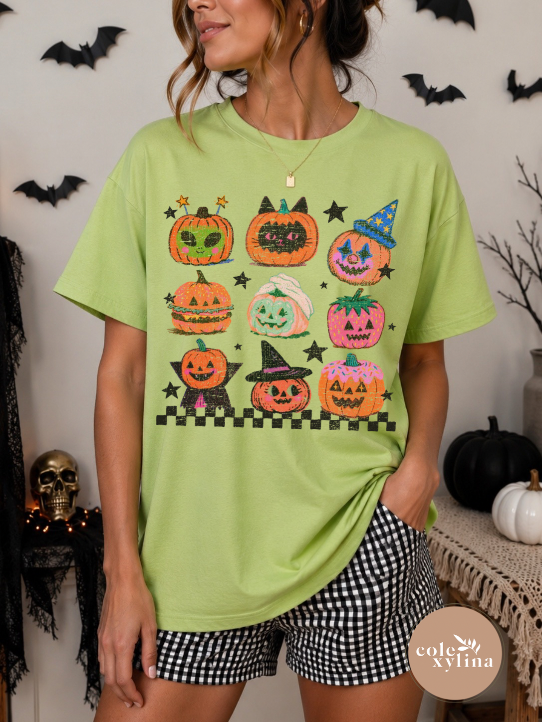 VINTAGE GRUNGE PUMPKINS - DTF TRANSFER