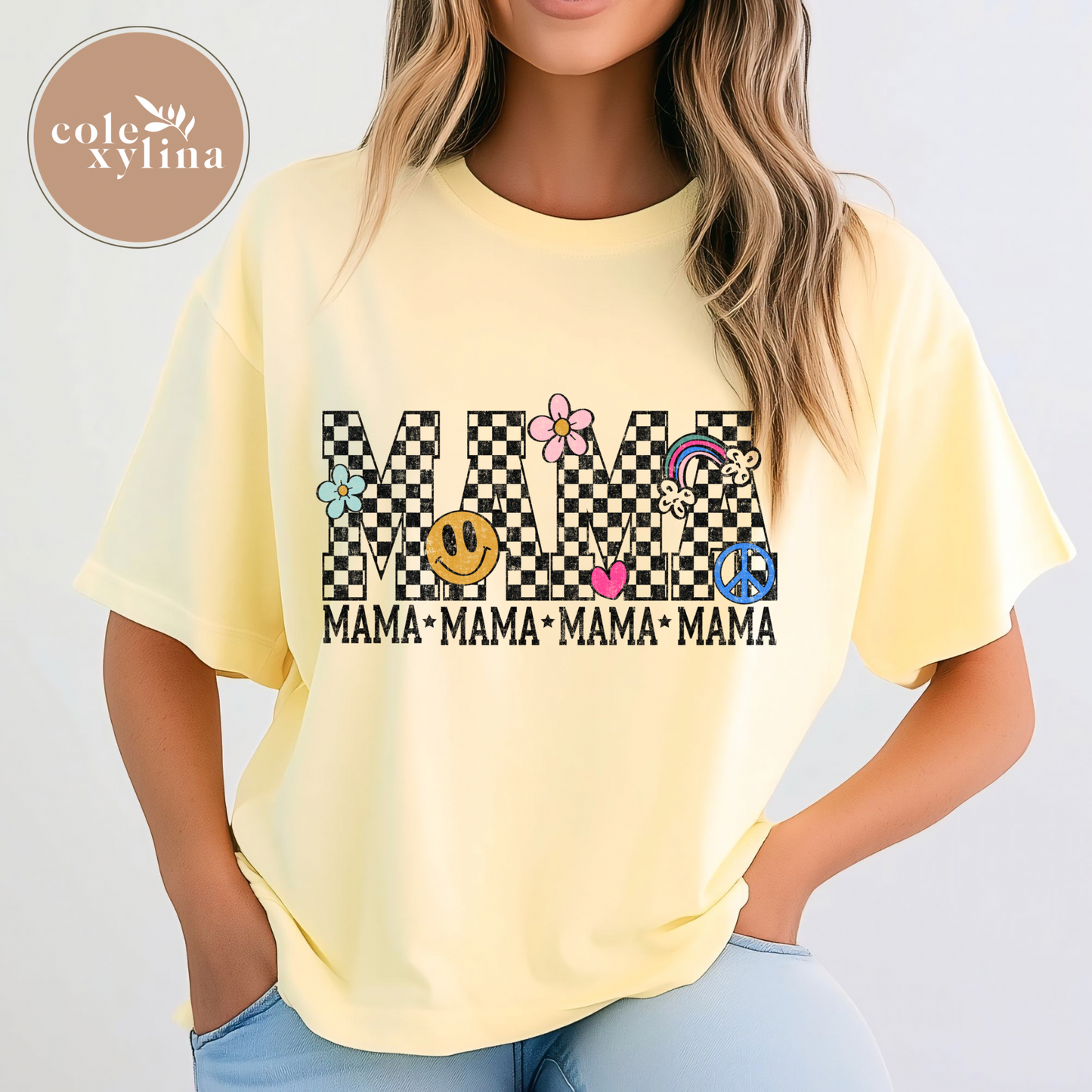 RETRO GIRLY MAMA (2 OPTIONS) - DTF TRANSFER