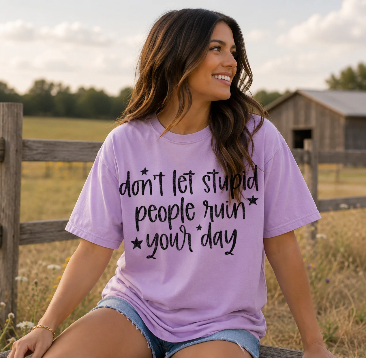 DON’T LET STUPID PEOPLE RUIN YOUR DAY - DTF TRANSFER