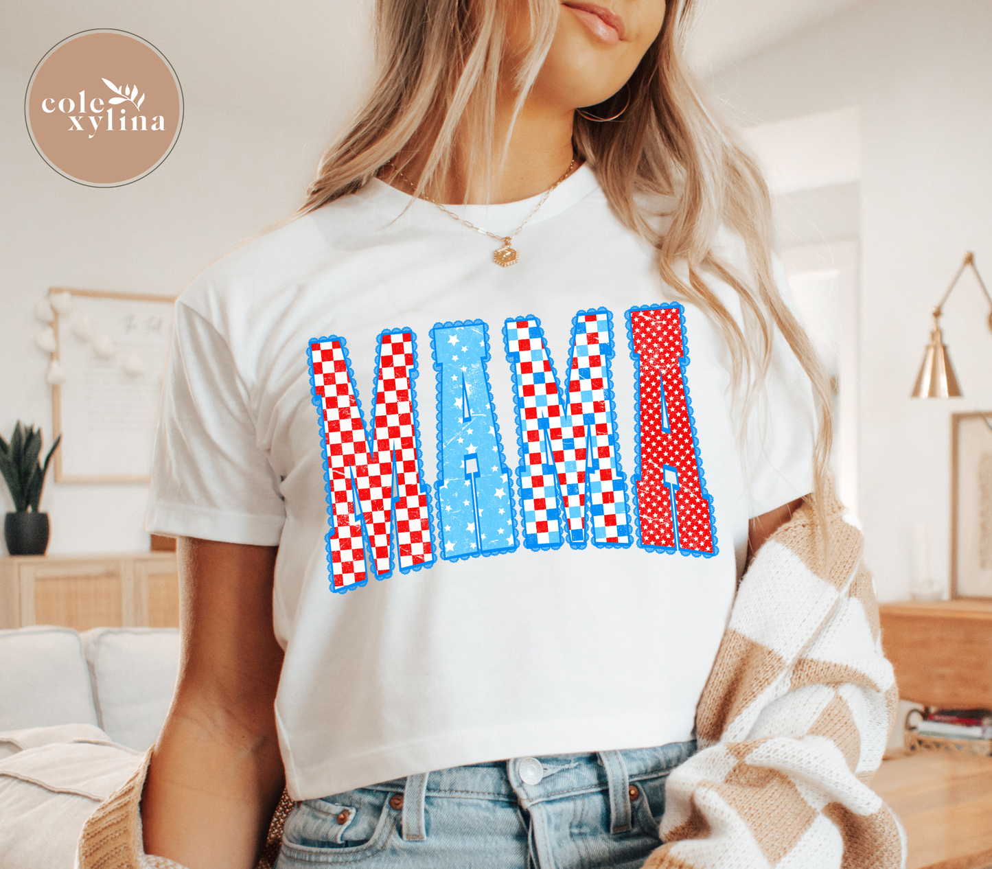 PATRIOTIC MAMA USA - DTF TRANSFER