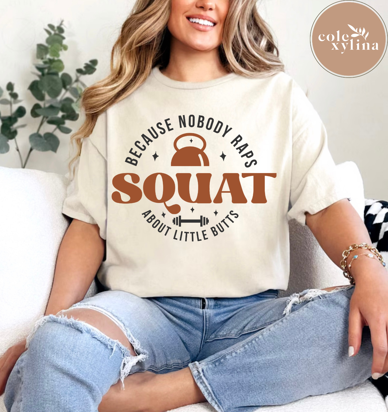 SQUAT BECAUSE NOBODY RAPS ABOUT LITTLE BUTTS - DTF TRANSFER