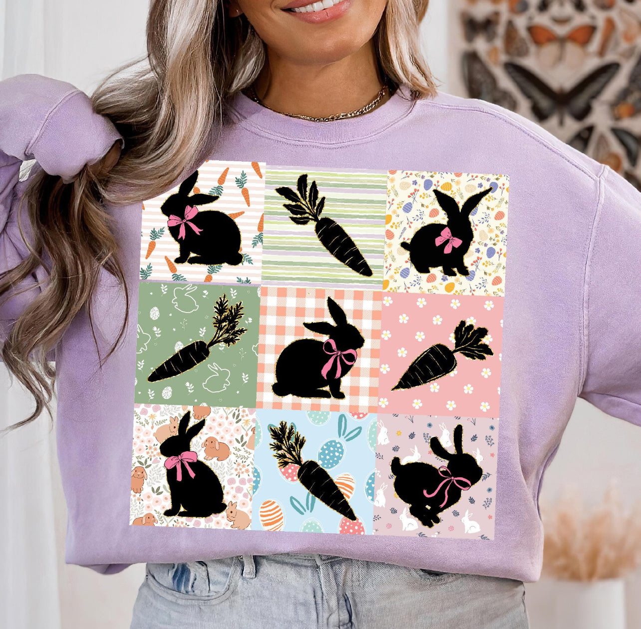 EASTER BUNNIES & CARROTS - DTF TRANSFER