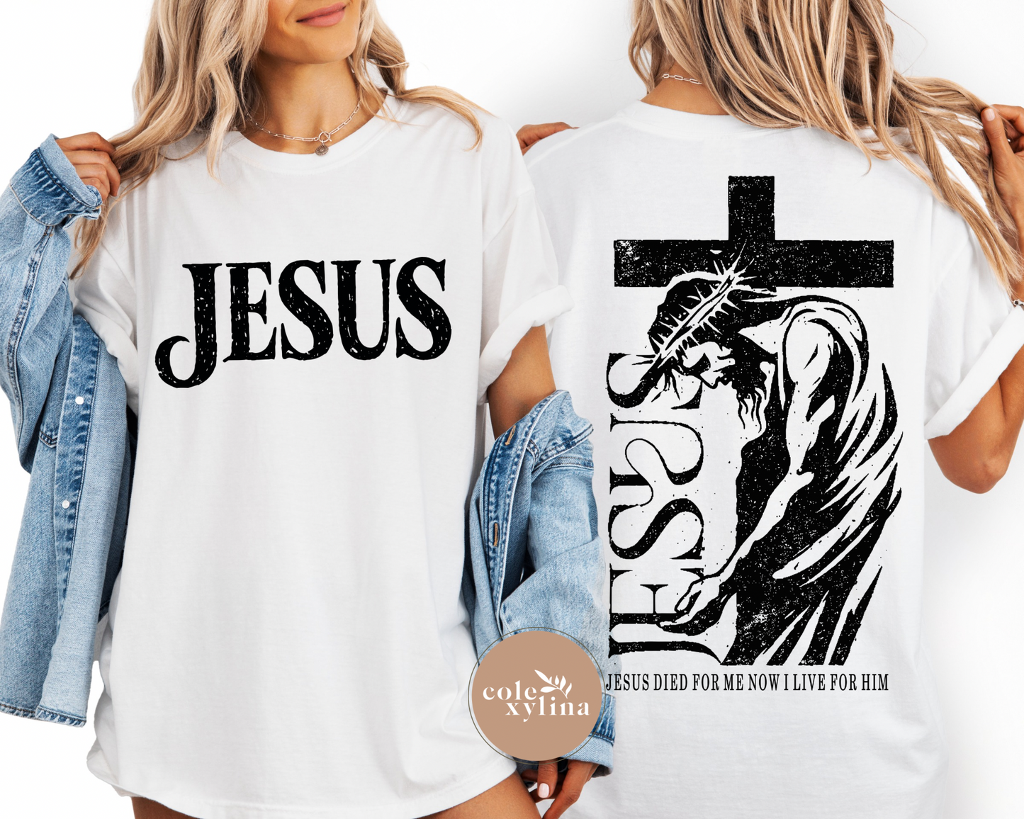 JESUS DIED FOR ME FRONT - DTF TRANSFER