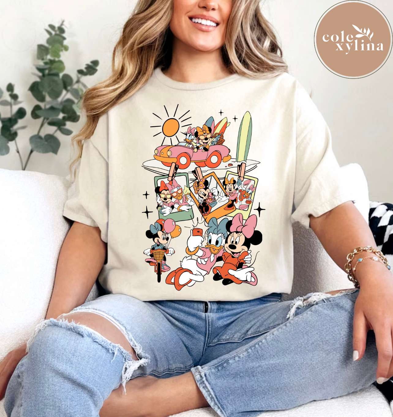 SUMMER BESTIES DUCK & MOUSE - DTF TRANSFER