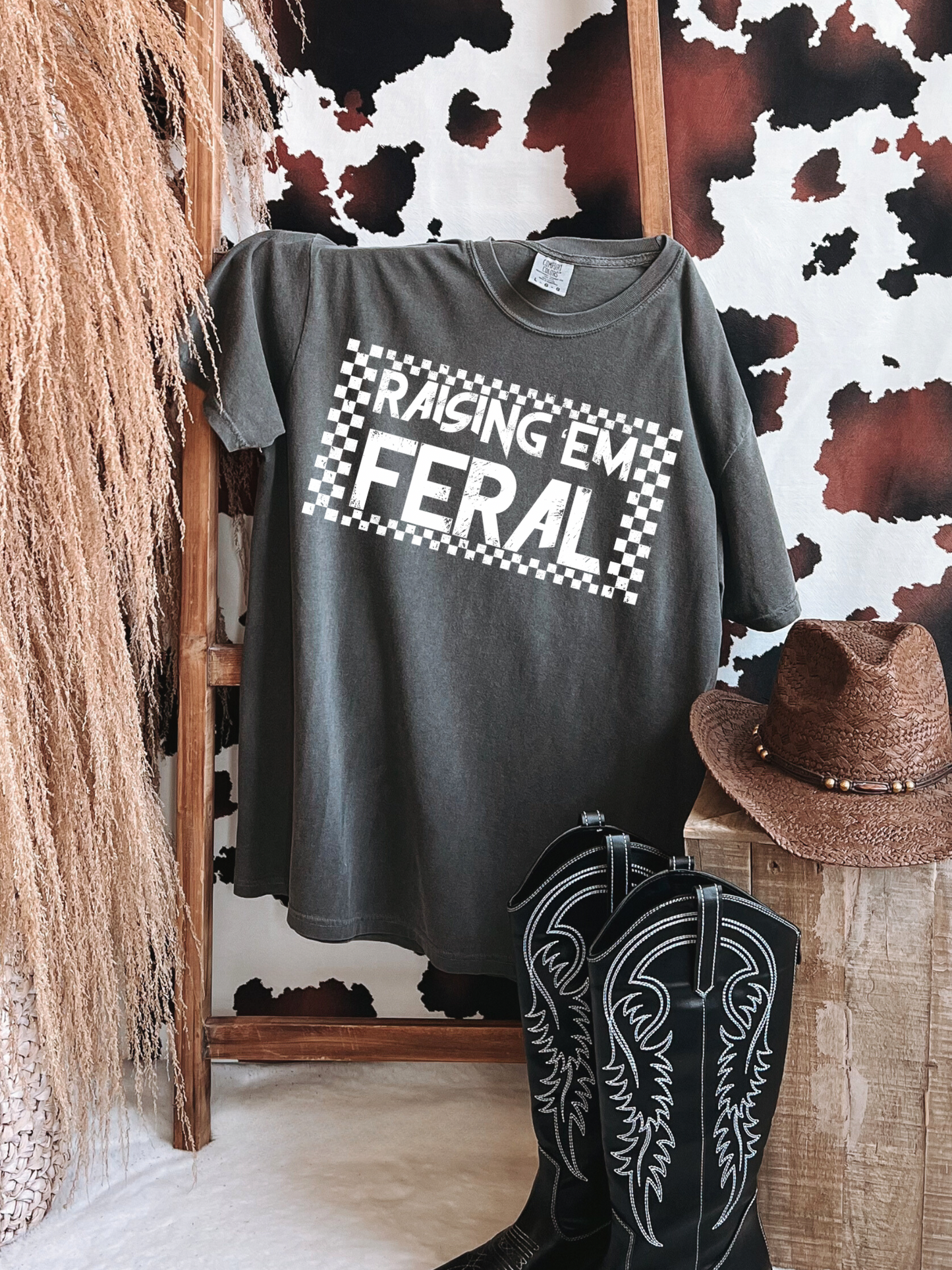 RAISING EM FERAL (2 COLOR OPTIONS) - DTF TRANSFER