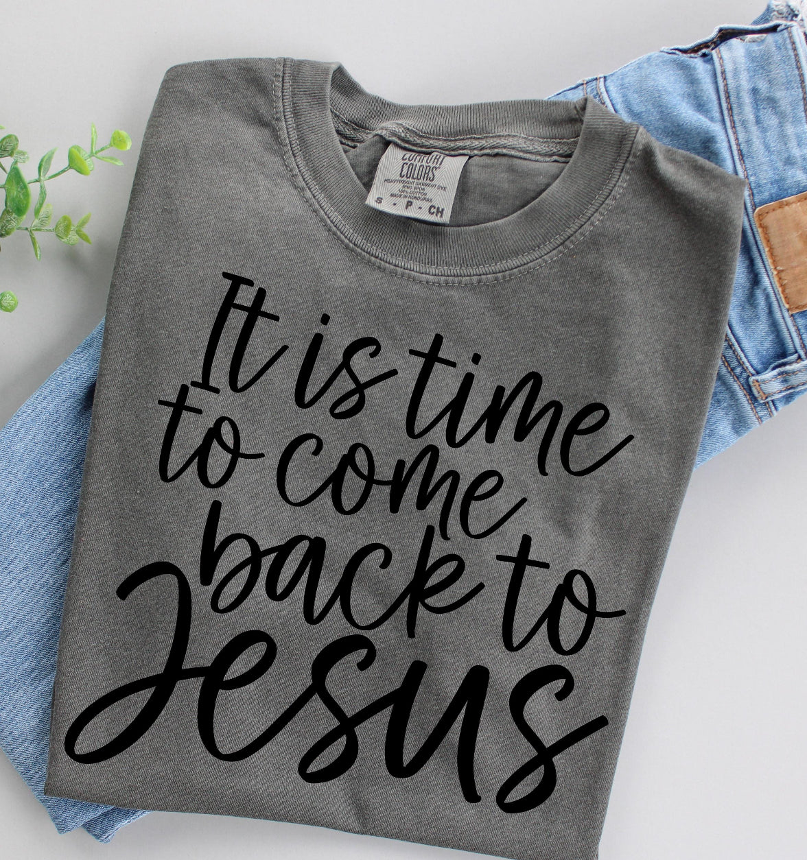 IT IS TIME TO COME BACK TO JESUS - DTF TRANSFER
