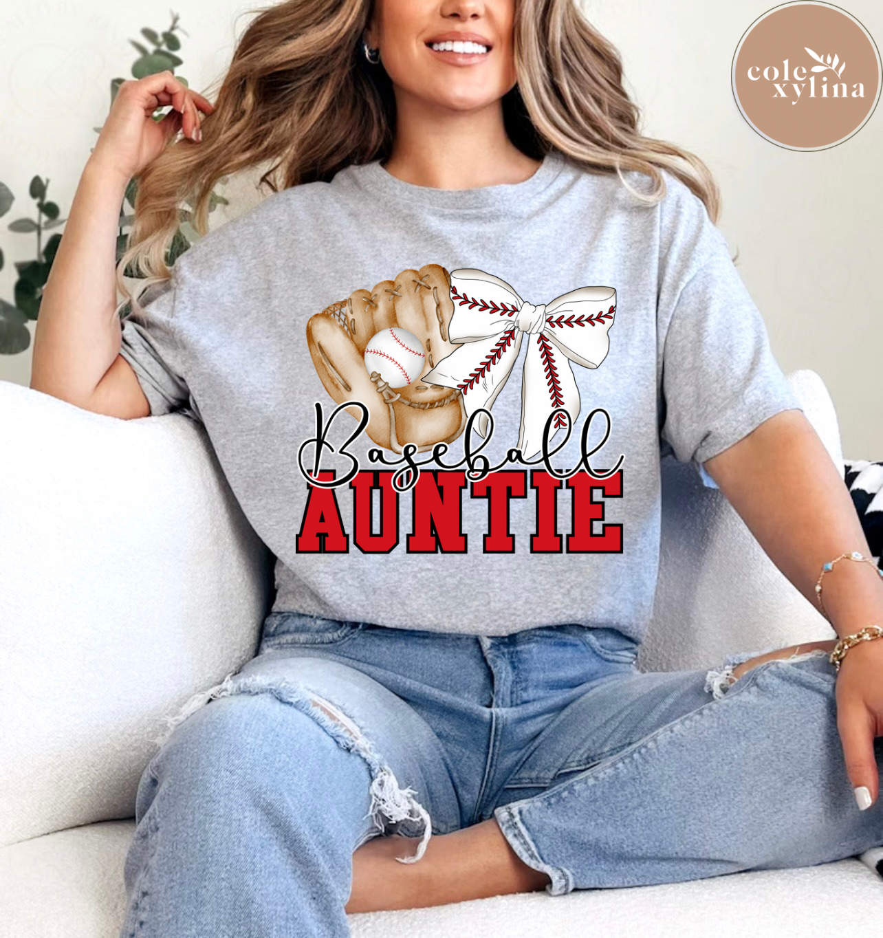 BASEBALL AUNTIE COQUETTE - DTF TRANSFER