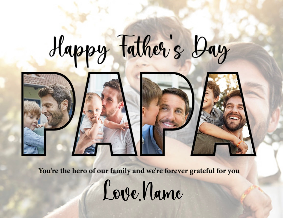 CUSTOM DAD GRANDPA GIFT (7 OPTIONS) - DTF TRANSFER