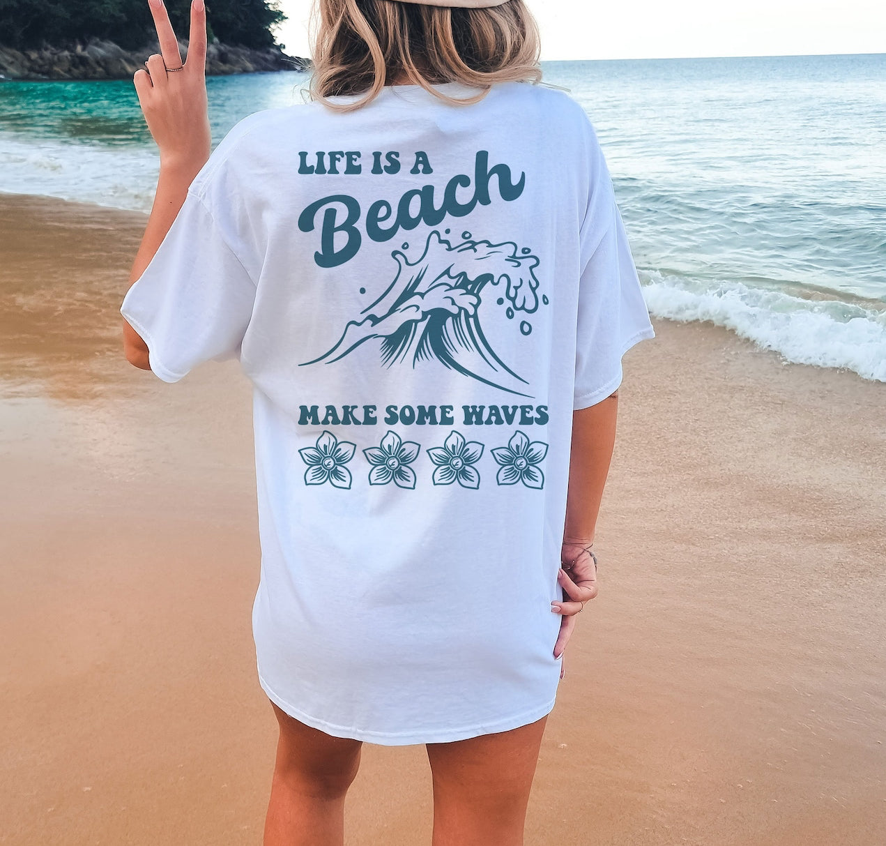 LIFE IS A BEACH - DTF TRANSFER