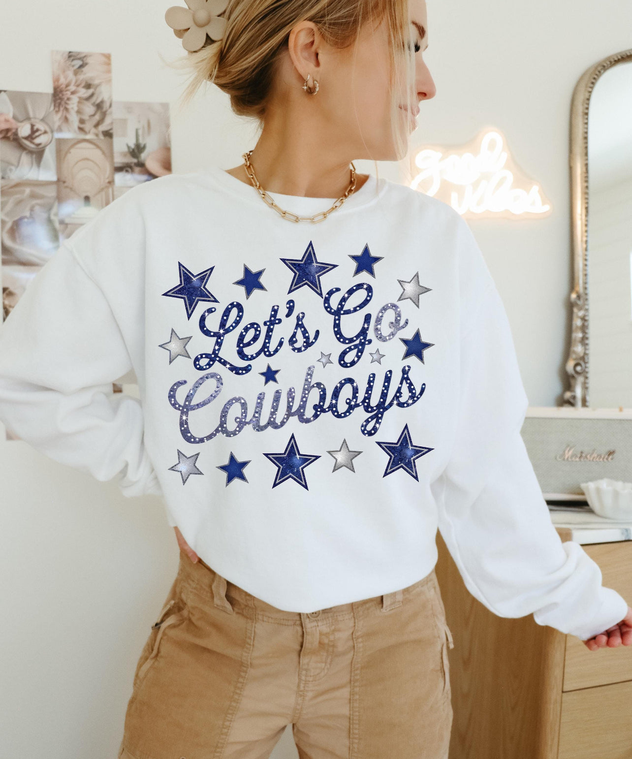 STARS LET’S GO COWBOYS - DTF TRANSFER