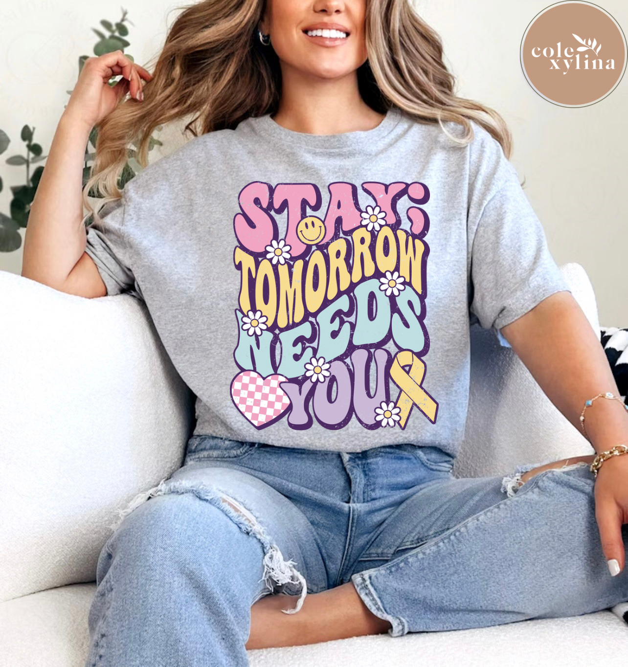 STAY TOMORROW NEEDS YOU (2 OPTIONS) - DTF TRANSFER