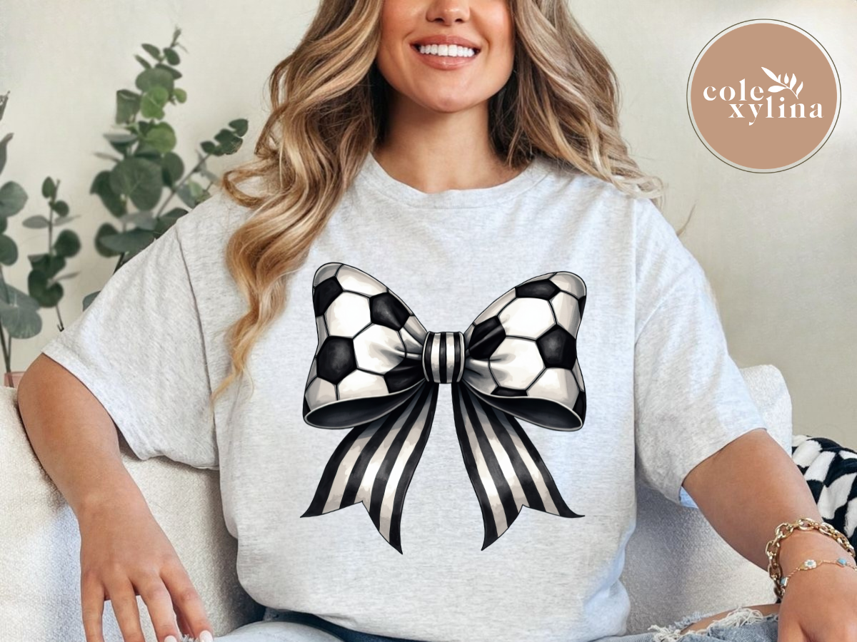 LARGE SOCCER COQUETTE - DTF TRANSFER