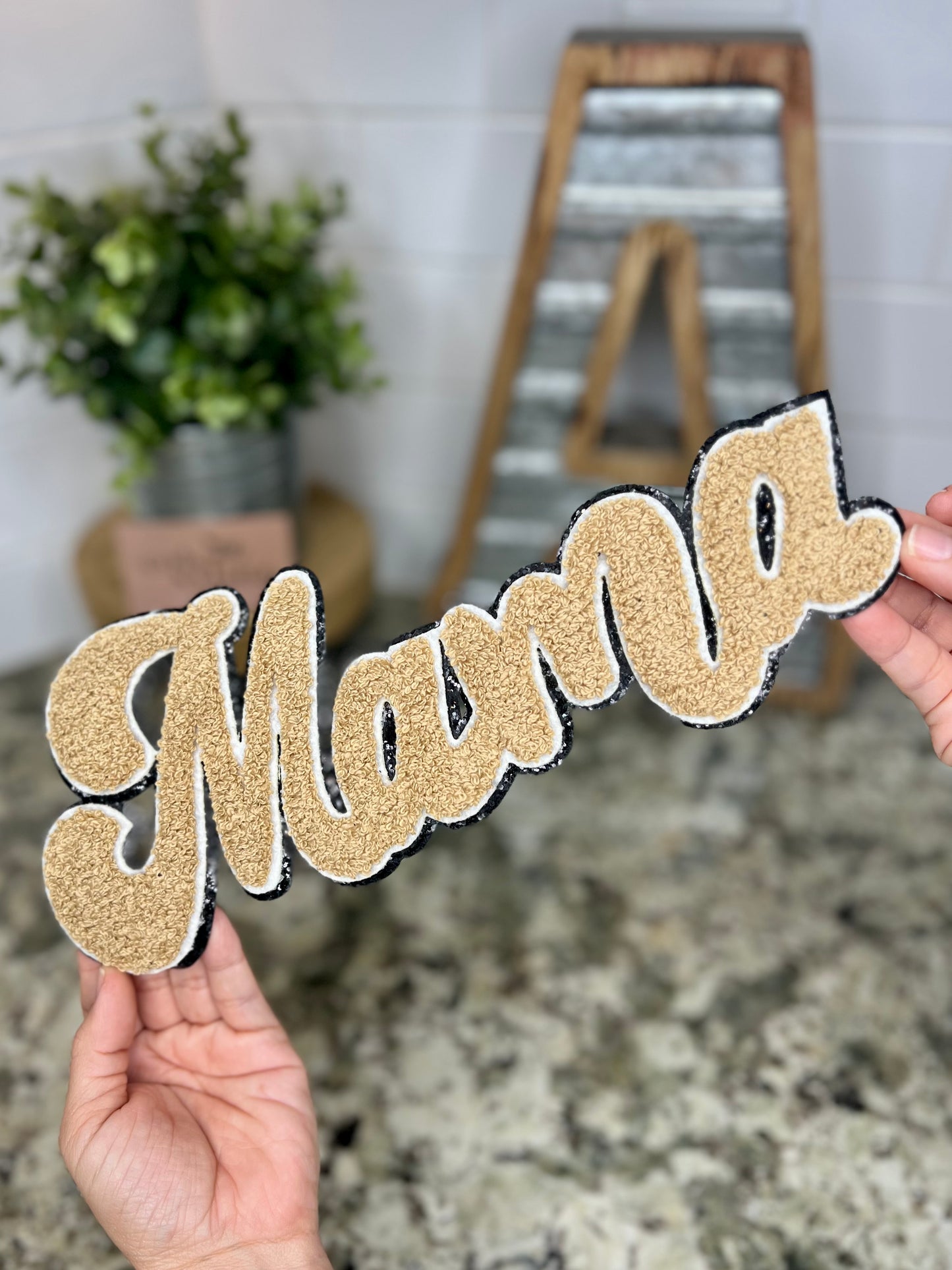 MAMA TAN - CHENILLE PATCH