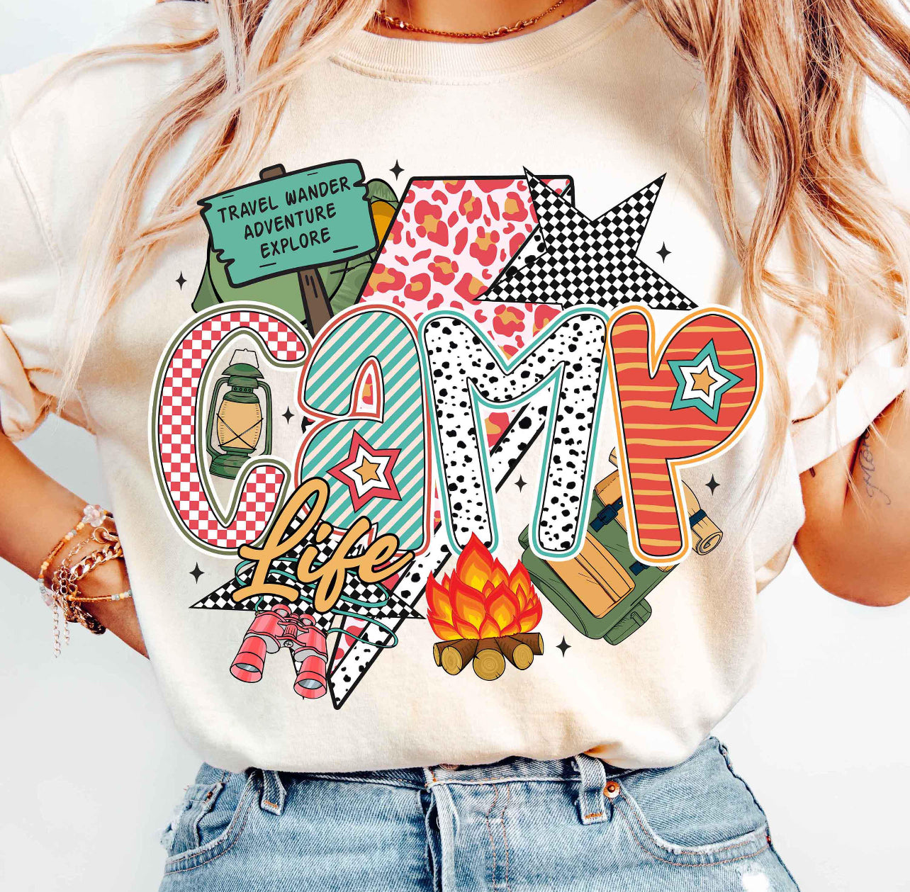 RETRO CAMP LOVER - DTF TRANSFER