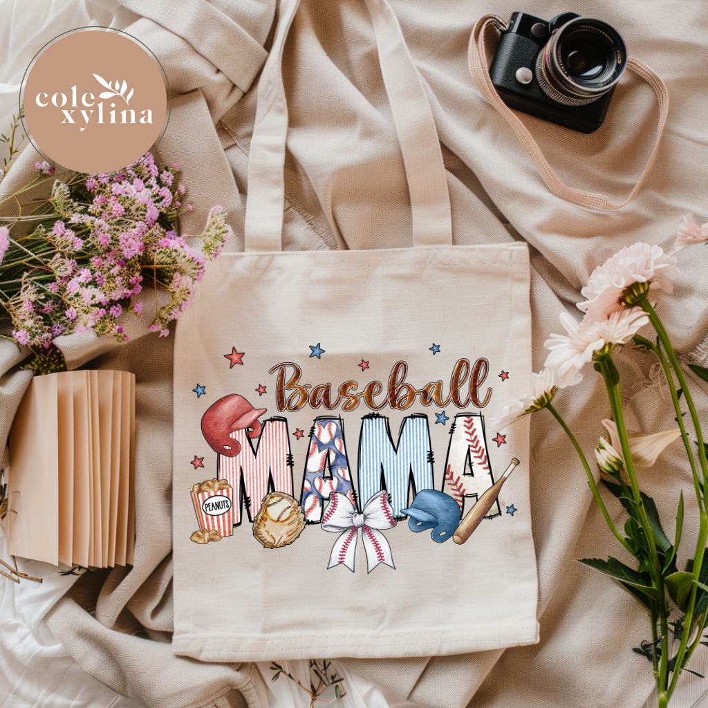 BASEBALL MAMA - TOTE
