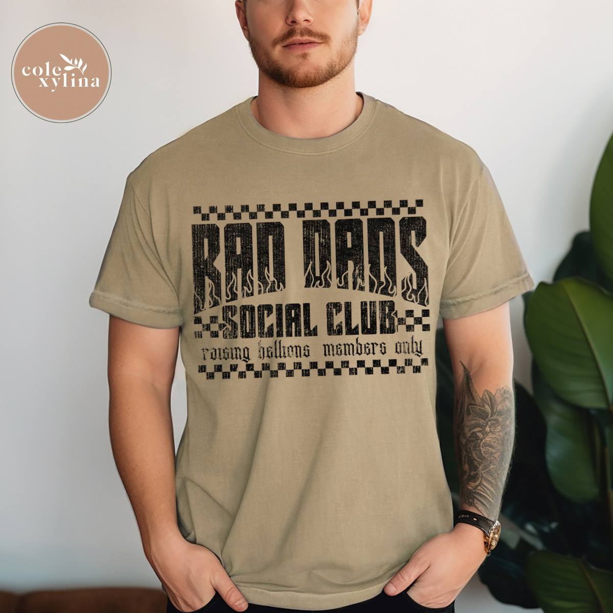RAD DADS SOCIAL CLUB BLACK - DTF TRANSFER