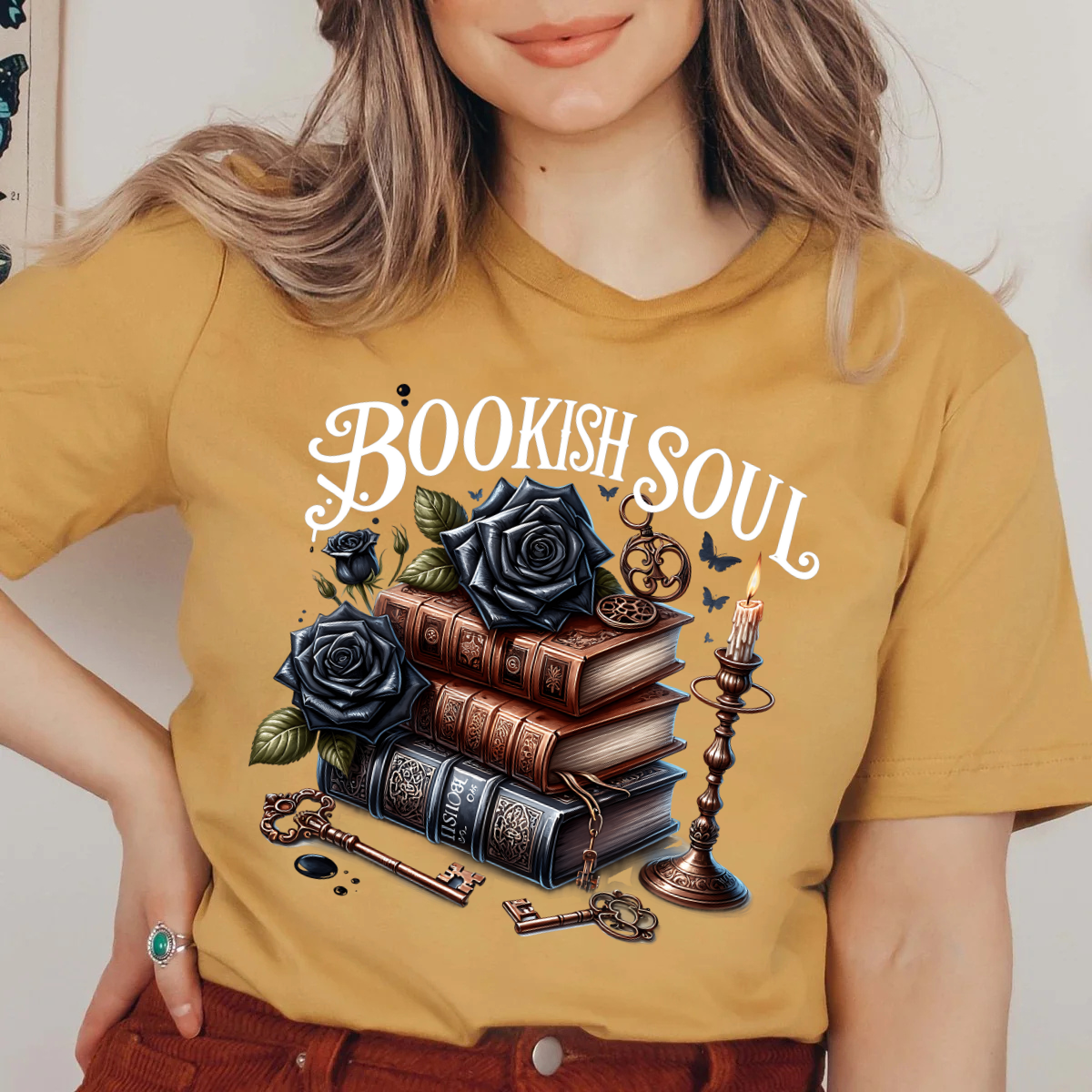 BOOKISH SOUL (2 COLORS) - DTF TRANSFER
