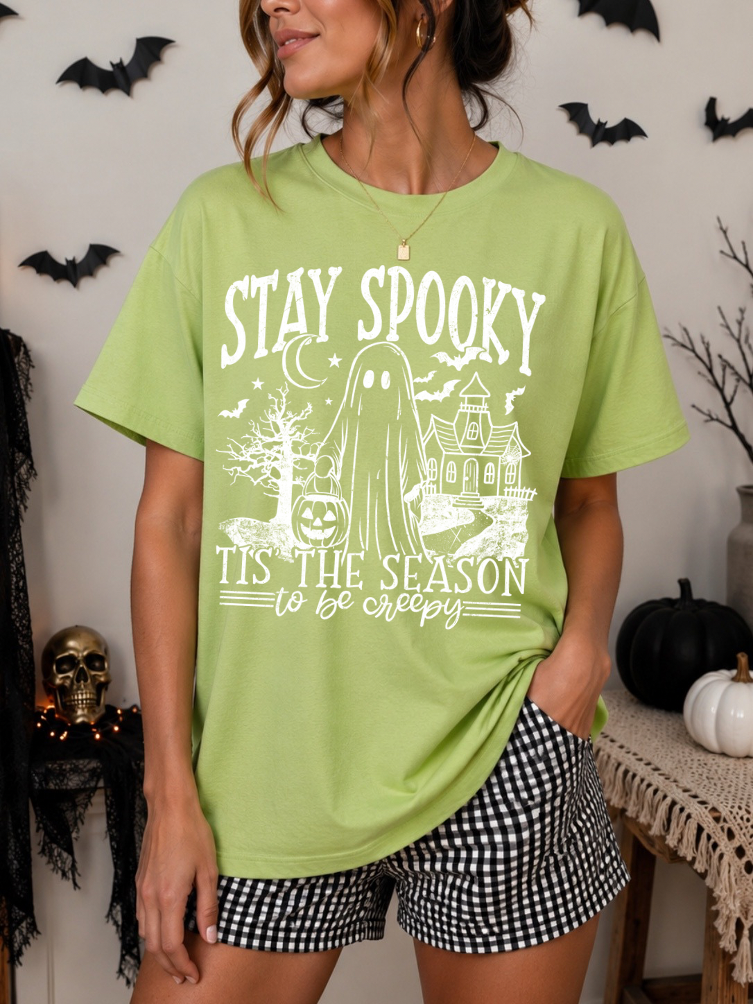 STAY SPOOKY WHITE - DTF TRANSFER