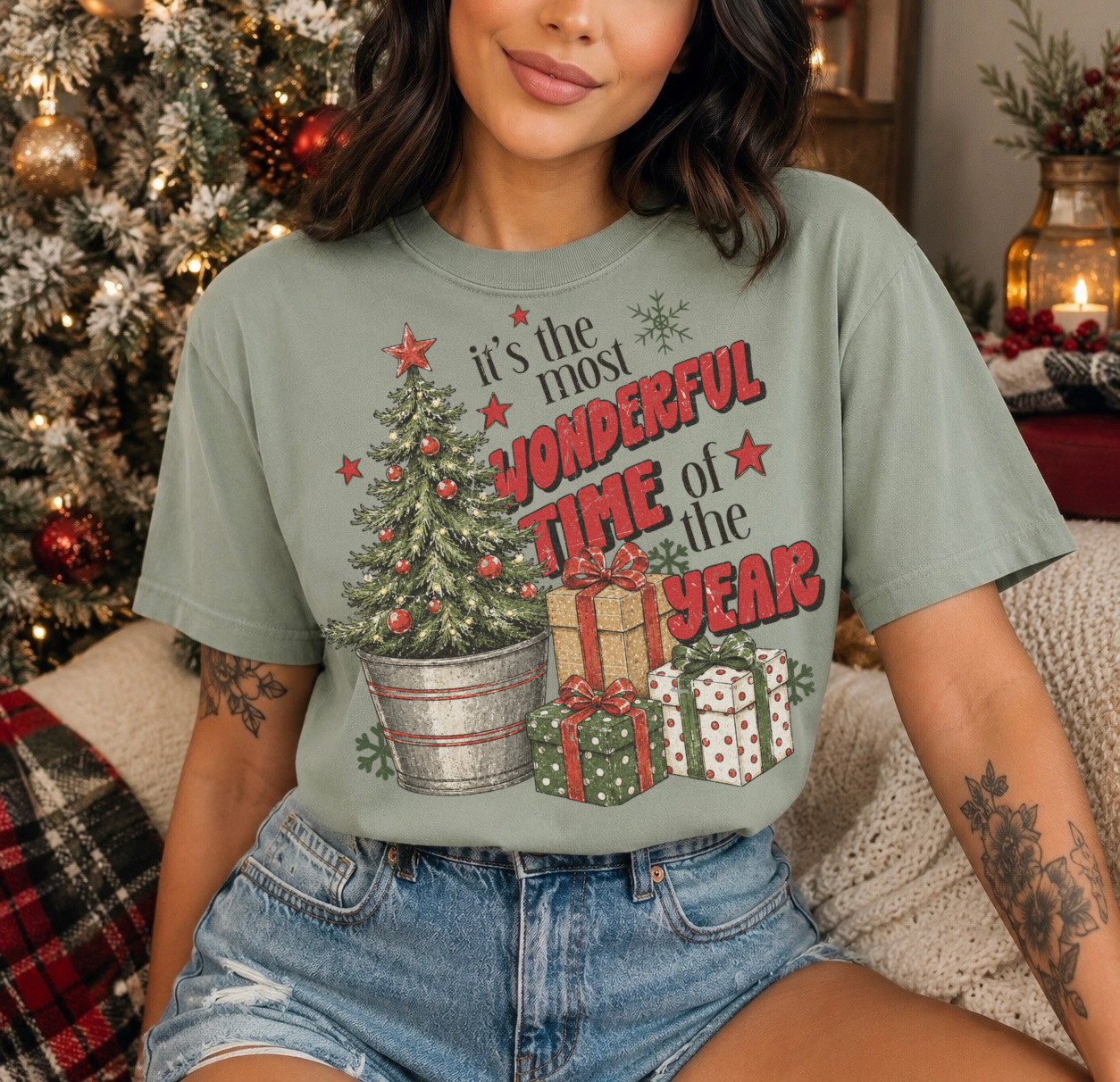 VINTAGE WONDERFUL TIME - DTF TRANSFER
