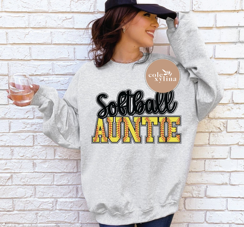 SOFTBALL AUNTIE - DTF TRANSFE