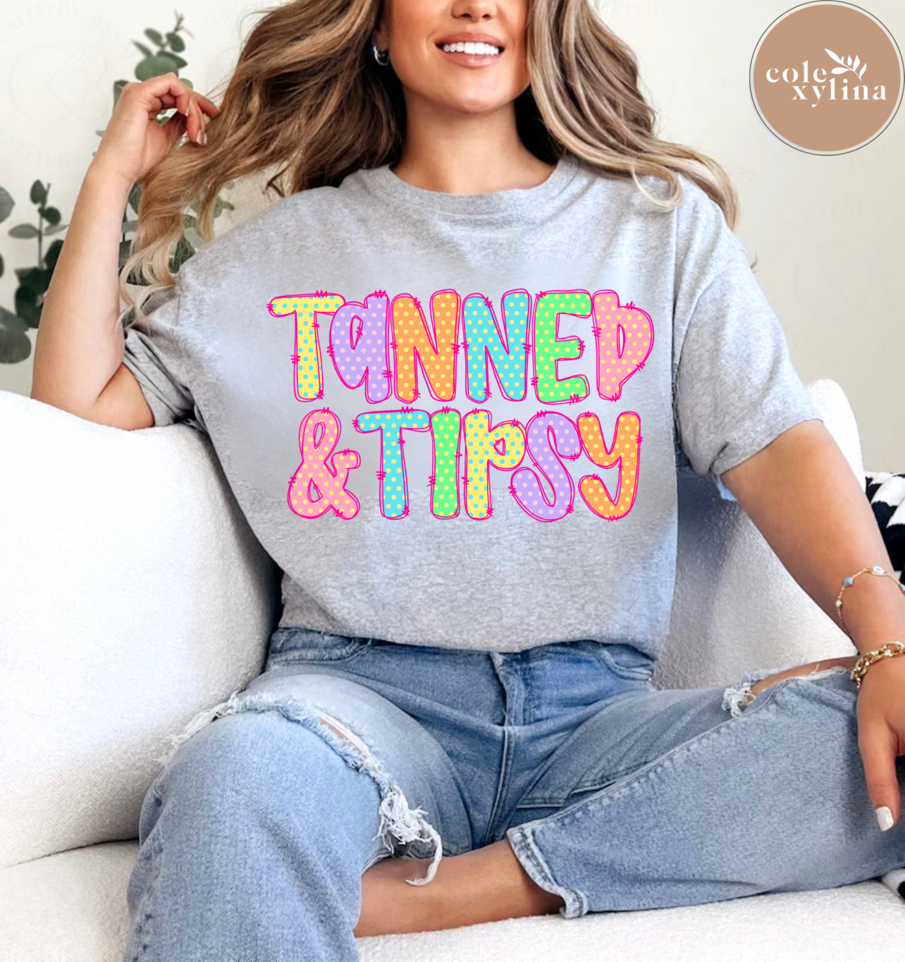 TANNED & TIPSY - DTF TRANSFER