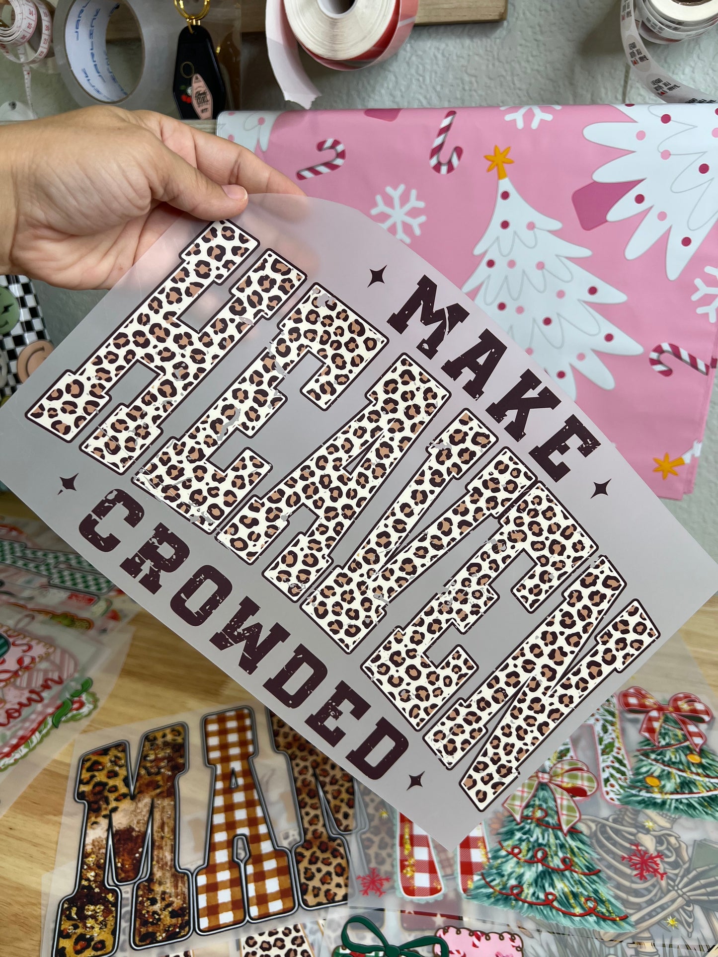 LEOPARD MAKE HEAVEN CROWDED (2 OPTIONS) - DTF TRANSFER