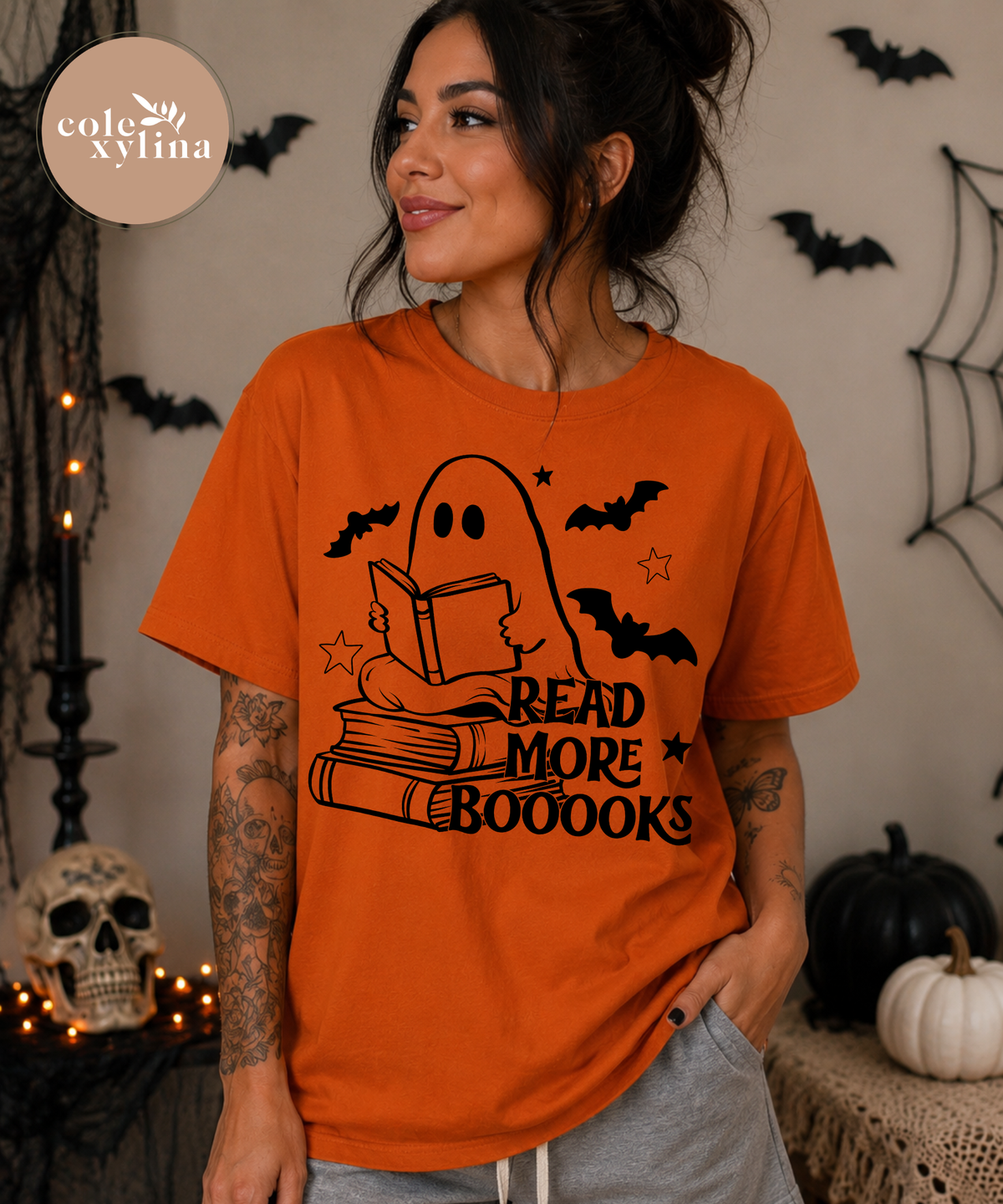 READ MORE BOOKS GHOST BATS - DTF TRANSFER