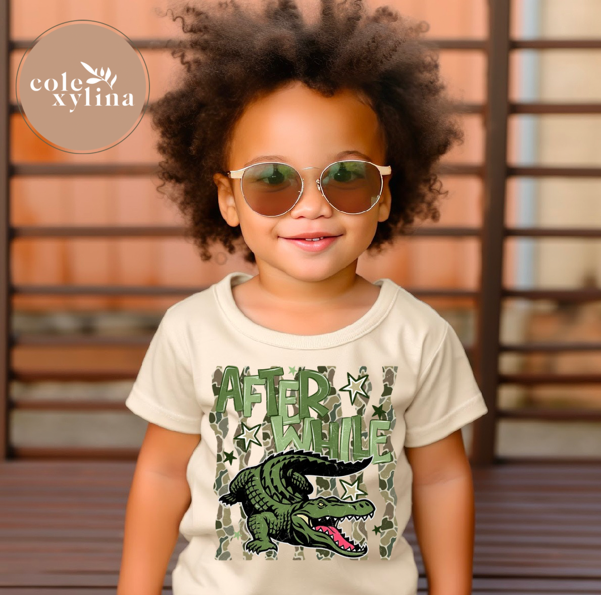 GREEN LATER ALLIGATOR (2 PIECES SOLD SEPARATELY) - DTF TRANSFER