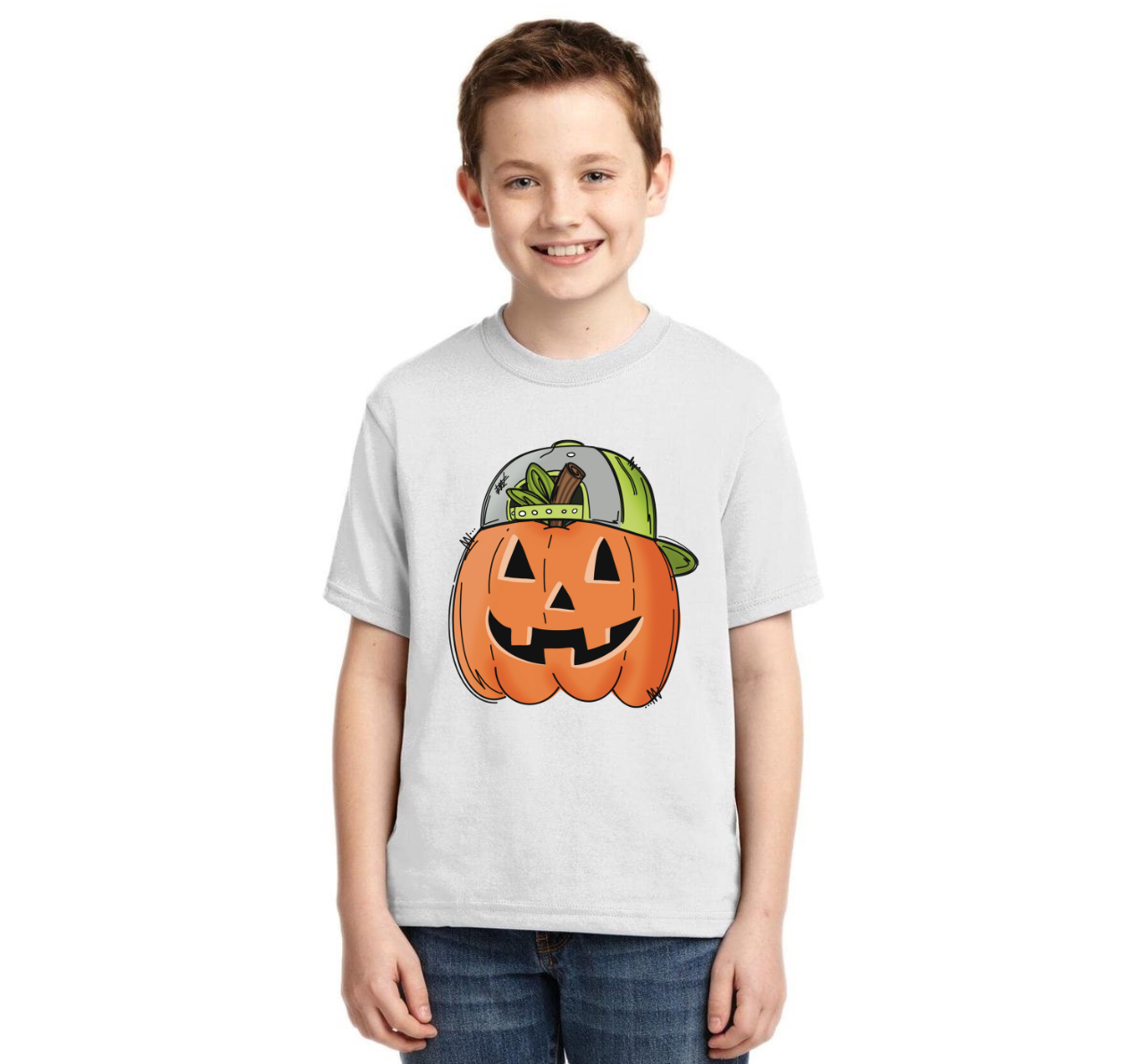 (DTF TRANSFER) PUMPKIN BALLCAP