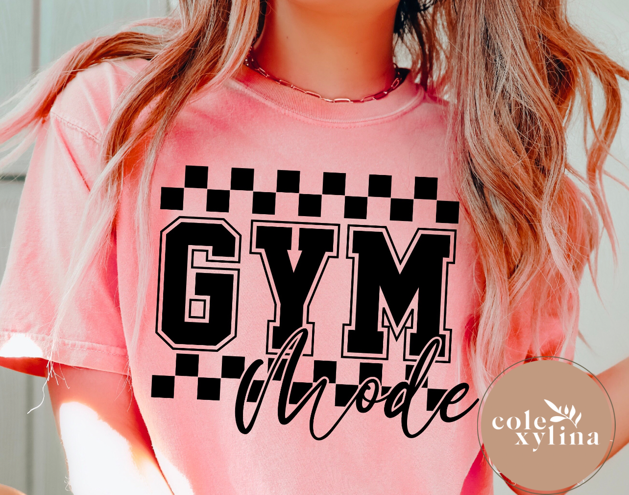 GYM MODE CHECKERED - DTF TRANSFER