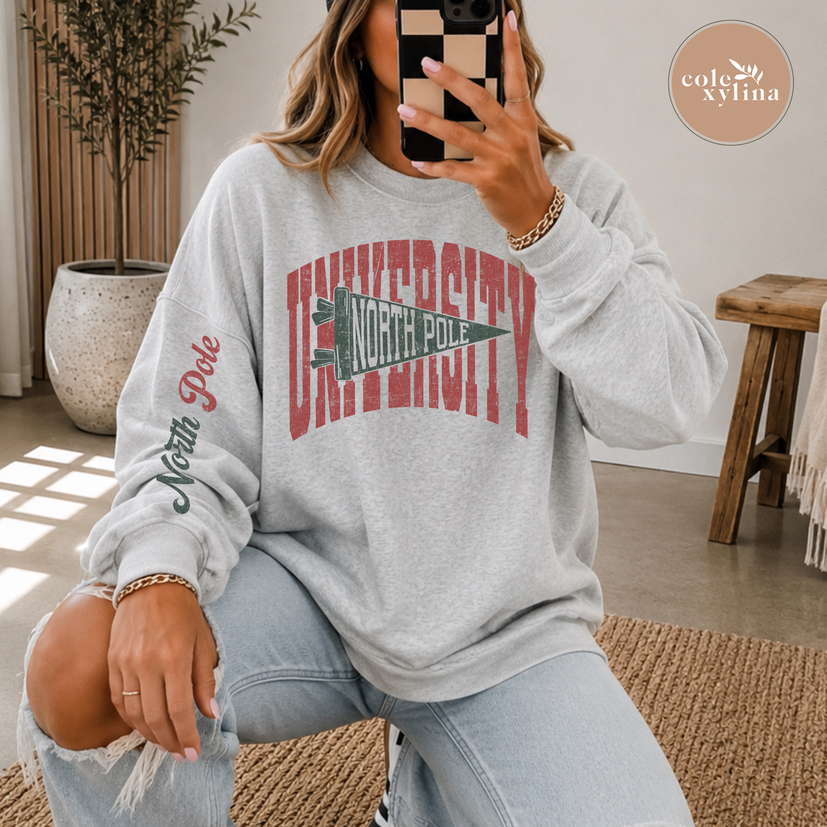 NORTH POLE UNIVERSITY FULL PIECE - DTF TRANSFER