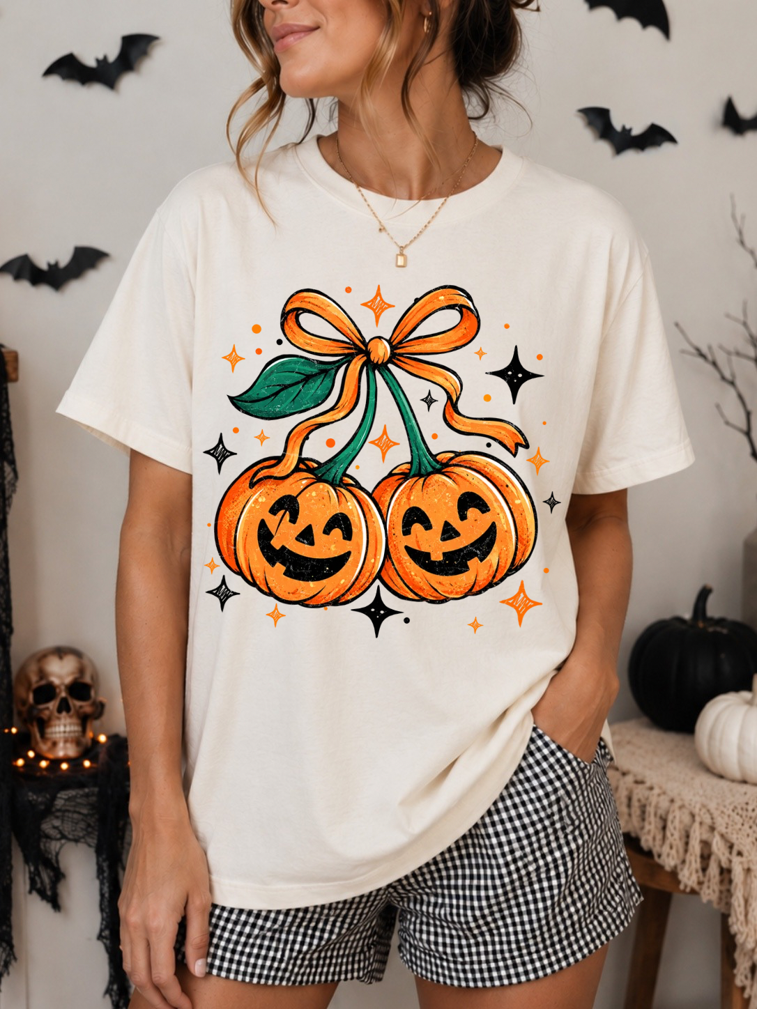 SMILEY PUMPKINS - DTF TRANSFER
