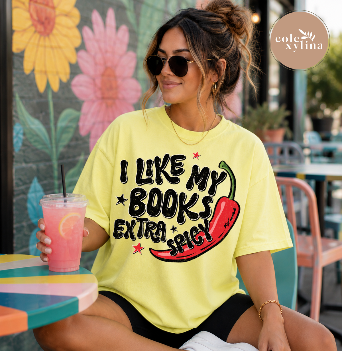 I LOVE MY BOOKS EXTRA SPICY - DTF TRANSFER