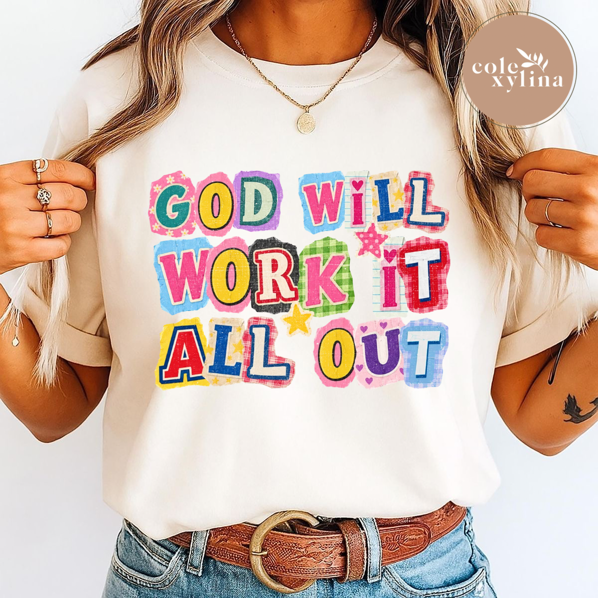 BLOCKED GOD WILL WORK IT OUT - DTF TRANSFER