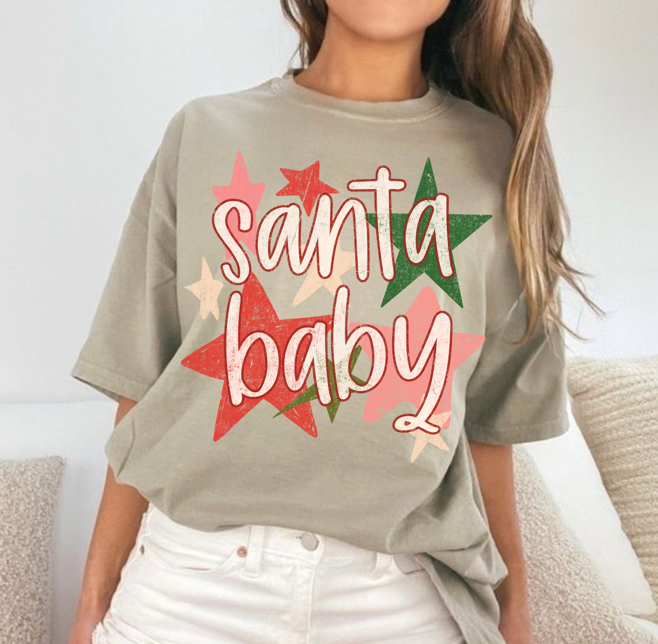 SANTA BABY STARS - DTF TRANSFER